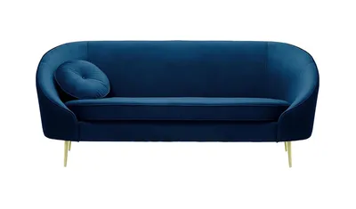 Produktbild von SLF24 - Dreisitzer-Sofa Kooper - blau - Velluto 11