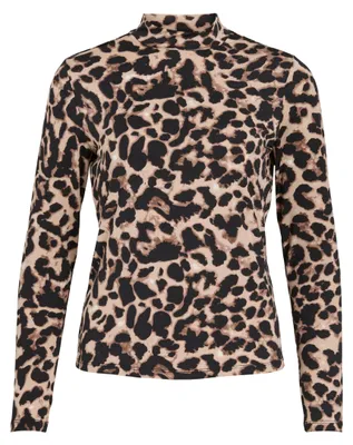 Immagine prodotto di Maglia a maniche lunghe con colletto alto, marca Vila, collezione femminile