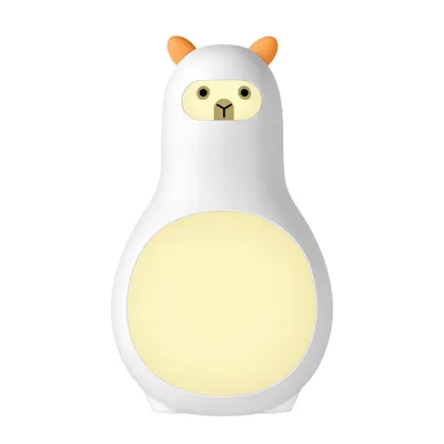 Produktbild von Tekoo Einschlafhilfe Baby & White Noise Machine Alpaka - Nachtlicht mit Geräuschsensor, 24 Klänge (Herzschlag/Rauschen), 90 Std. Akku & Timer