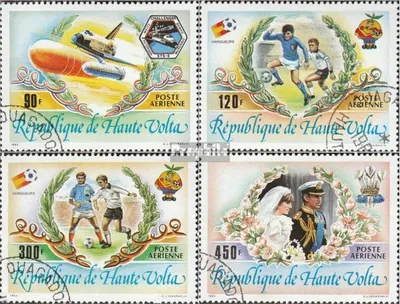 Produktbild von Briefmarken Obervolta 1983 Mi 899-902 (kompl.Ausg.) gestempelt Ereignisse