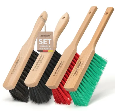 Produktbild von Handfeger 4er Set  Indoor/Outdoor (2 x Handfeger innen, 2 x Handfeger außen)