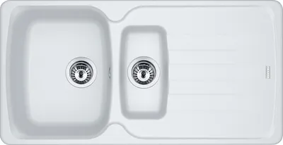 Zdjęcie produktu dla Franke zlewozmywak do zabudowy Antea AZG 651-97 Fragranit+ Glacier