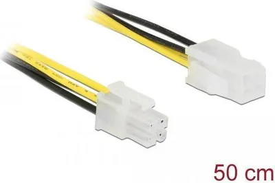 Productafbeelding van Delock 85458 DELOCK Verlängerungskabel P4 4Pin -> p4 4Pin St/Bu 50cm