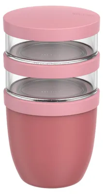 Produktbild von Mepal Ellipse Lunchpot 500 ml + 2x 200 ml - Vivid Mauve