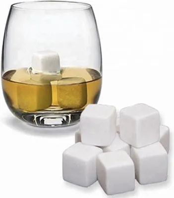 Produktbild von CHPN – Whiskey-Steine ​​– 9 Stück – Whiskey-Steine ​​– On the Rocks – natürliche Eiswürfel – Eiswürfel