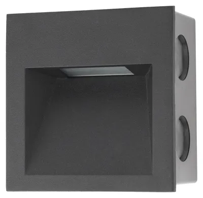 Productafbeelding van XGHOST Wandarmatuur, IP20, 2W, 100-240V AC, 2700K, CRI 80, zwart