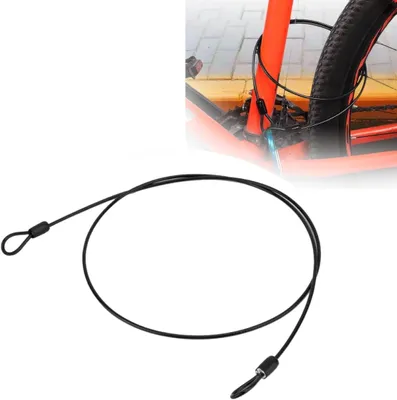 Produktbild von Stahlseile mit Schlaufen - 100 cm - Schwarz