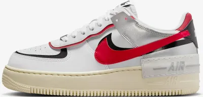 Obrázek produktu pro Nike Air Force 1 Shadow "White Silver Gym Red" Silver/Red, Velikost: 41