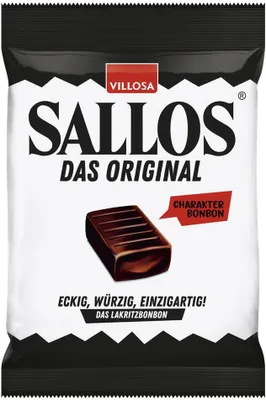 Produktbild von Sallos Original würzige Hartkaramellen mit Lakritzgeschmack 750g