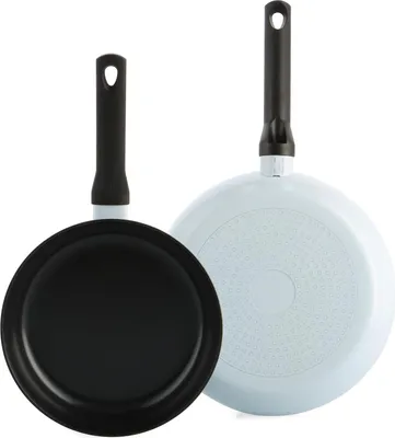 Produktbild von Keramik-Pfannenset - Antihaftbeschichtung - 2 Stück - 24 cm & 28 cm