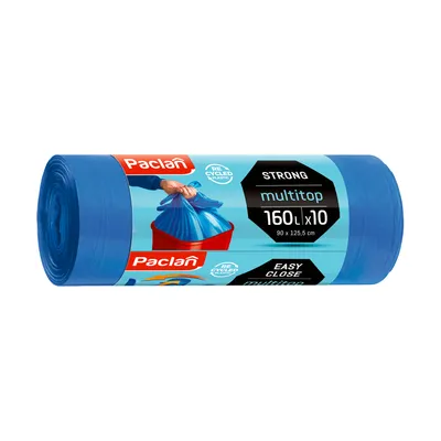 Produktbild von Müllsäcke 160L blau a'10 PACLAN