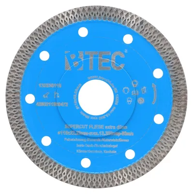 Produktbild von Diamanttrennscheibe SUPERCUT FLIESE extra dünn Ø 125 mm x 1,2 Bohrung 22,22 mm