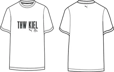Produktbild von Puma THW Kiel T-Shirt Kinder, weiß, 176