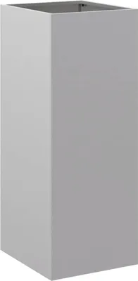 Obrázek produktu pro vidaXL Stříbrný květináč 32x29x75 cm Pozinkovaná ocel