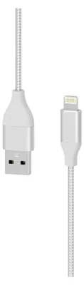 Productafbeelding van XLayer 217076, 1,5 meter, Bliksembeveiliging, USB-A, Mannelijk, Mannelijk, Zilver