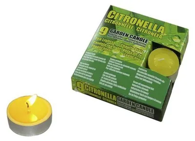 Produktbild von Van der Meulen Zitronella Teelicht 9St., Rund, Mehrfarbig
