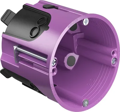 Zdjęcie produktu dla Ściana szczelinowa data/sieć do. Pomarańczowa ECON T74mm - Pusta skrzynka ścienna 68x68mm 9280-22