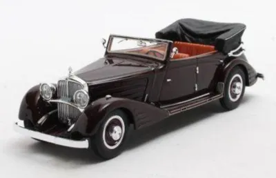 Produktbild von Matrix 1:43 Maybach Zeppelin DS8 Spohn Cabriolet (1934) -maroon