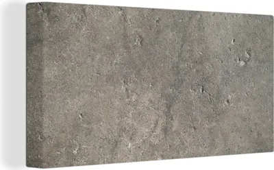 Obrázek produktu pro OneMillionCanvasses® - Plátno - Nástěnné umění - Beton - Šedá, nástěnná malba, nástěnné dekorace obrazy obývací pokoj, 40x20cm