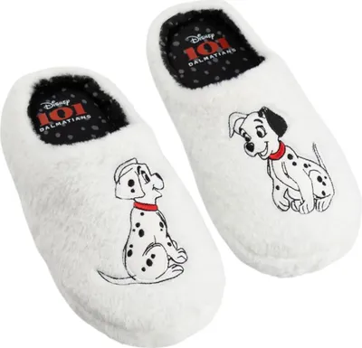 Image de 101 Dalmatians - Pantoufles pour femmes NS9532 (41 EU - 42 EU) (Blanc)