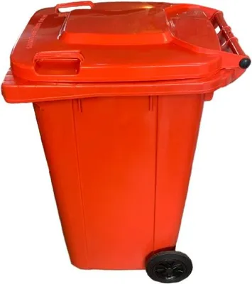 Obrázek produktu pro Popelnice C24R 240L červená s kolečky