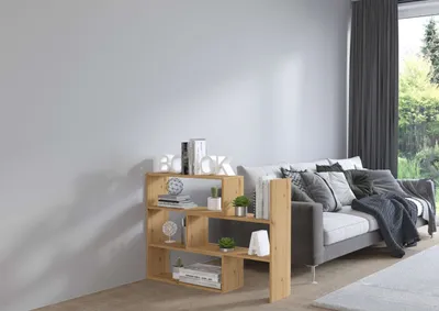 Produktbild von Niedriges Regal KOREL – Artisan-Eiche