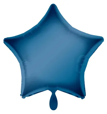 Immagine prodotto di Palloncino in foil stella blu 45 cm