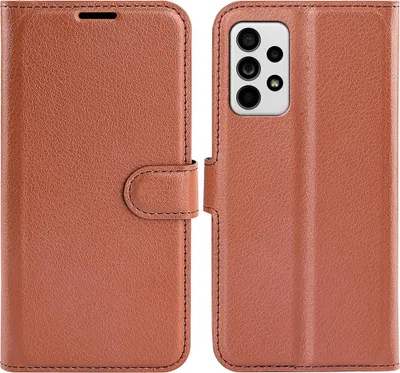 Produktbild von Samsung Galaxy A33 Hülle - Coverup Klapphülle - Braun