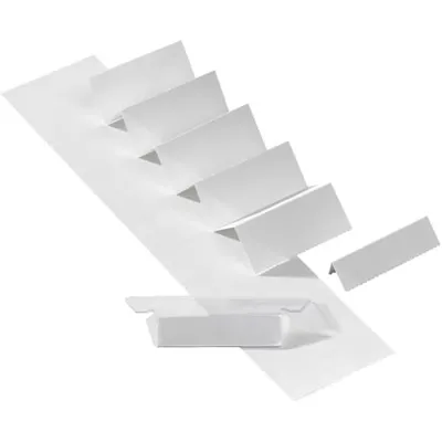 Produktbild von Beschriftungsstreifen Euroflex 50mm weiß VE=25 Bogen