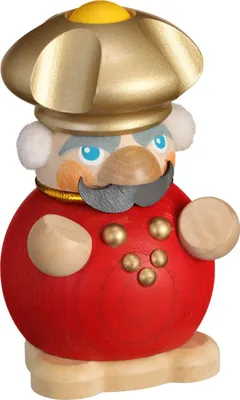 Produktbild von Seiffener Volkskunst Kugelnussknacker König - Größe ca. 12cm - 19901
