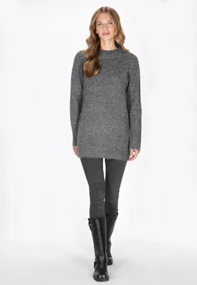 Immagine prodotto di SAPORTA, maglione da donna, color grigio scuro melange, taglia M/L