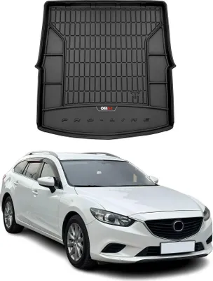 Produktbild von OMAC Gummi Kofferraumwanne für Mazda 6 Wagon 2012-2025 TPE Laderaumwanne Schwarz