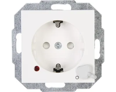 Produktbild von Kopp 136029003, CEE 7/3, 1 Modul(e), CEE 7/4, Weiß