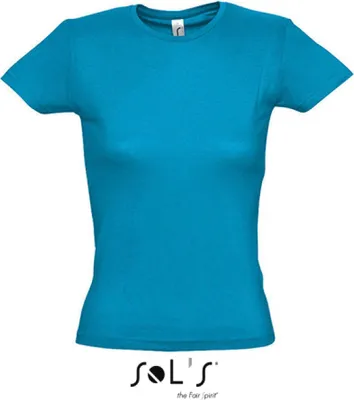 Produktbild von SOLs 11386 | Damen T-Shirt Miss - Farbe: Aqua - Größe: S