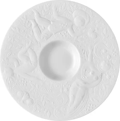 Imagen del producto de Rosenthal, platillo para espresso/café, diseño "La Flauta Mágica", color blanco, referencia 11260-306500-14721