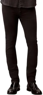 Immagine prodotto di Jeans da uomo Calvin Klein, modello Essential, colore nero, vestibilità skinny. (Ck Essential)