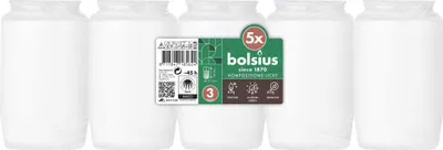 Produktbild von Grab-Oellicht Nr.3 Weiss 5St