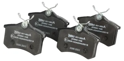 Produktbild von VALEO Bremsbeläge Satz Hinten für VW Golf IV Schrägheck (1J1) 301463A