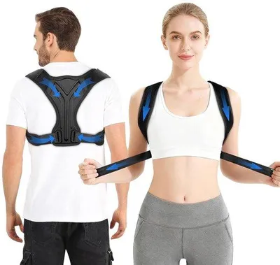 Produktbild von Houdingscorrector (L) für Damen und Herren, rechte Unterstützung, bequem, atmungsaktiv und einstellbar