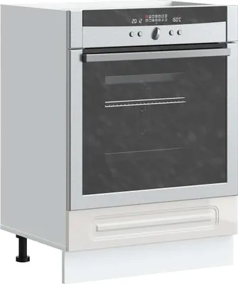 Produktbild von "2026 Promotion" Buffetschrank Küche, Herdumbauschrank, Kalmar Hochglanz-Weiß Holzwerkstoff - Mehrzweckschrank CC31277