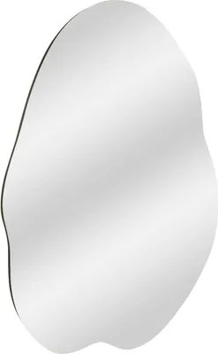 Produktbild von Spiegel Phact, Spiegel mit Rahmen, Wanddekorationsartikel, Spiegeldekoration, 60x2h85 cm, Schwarz