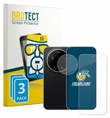 Produktbild von 3x BROTECT Schutzglas für Xiaomi Leica Leitzphone (Display+Kamera) Schutzfolie Panzer Folie Glas Display Schutz klar
