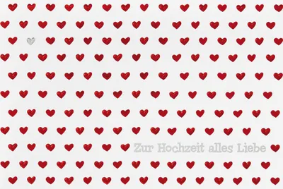 Produktbild von Hochzeit - Glückwunschkarte im Format 11,5 x 17 cm mit Briefumschlag