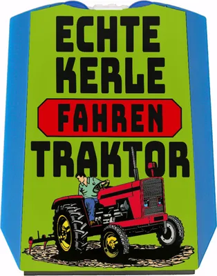 Produktbild von Echte Kerle fahren Traktor Parkscheibe in grün