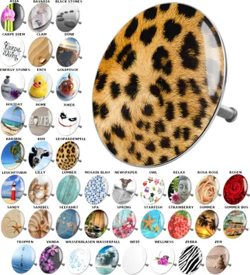 Produktbild von SANILO® Badewannenstöpsel Leopardenfell