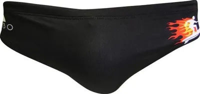 Image de Turbo Dont Walk Slip de bain Noir L Hommes Noir L