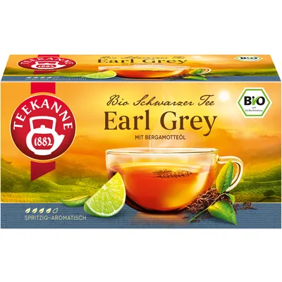 Produktbild von Teekanne  Earl Grey Schwarzer Tee spritzig aromatisch 35g