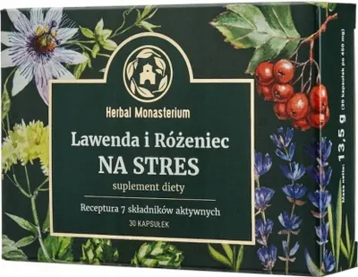 Produktbild von Kräuter Monasterium Lavendel Rhodiola Rosea 30 Kapseln