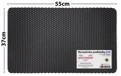 Produktbild von Max-Dywanik Schuhabtropfmatte EVA Fußmatte 37x55 cm schwarz