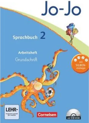 Produktbild von Jo-Jo Sprachbuch - Aktuelle allgemeine Ausgabe. 2. Schuljahr - Arbeitsheft in Grundschrift mit CD-ROM